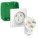 SEAL SE BLANCA, 32 A, 250V, mounting box, socket, fork, bel., Blnsk013231