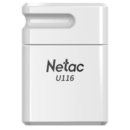 NETAC 64GB U116 NT03U116N-064G-20WH USB2.0 white flash drive
