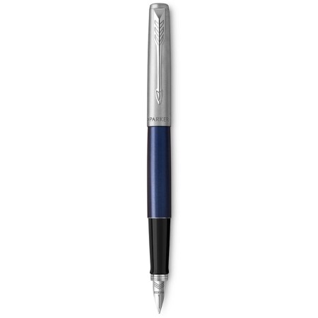 Fright pen Parker Jotter Core F63 Royal Blue CT M, stainless steel case-2