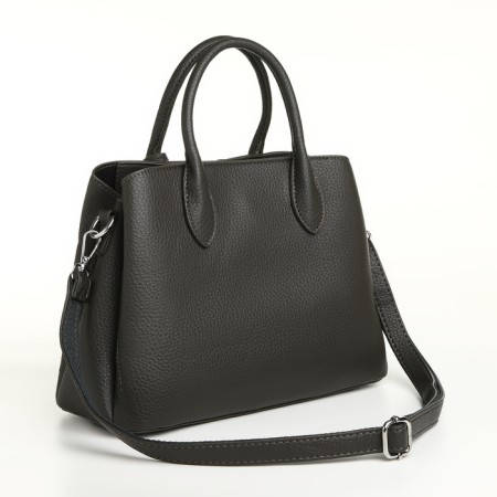 Women's bag on magnet Textura, average size, dark gray color-3