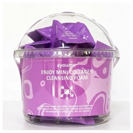 Ayoume enjoy mini collagen Cleansing Foam, with collagen, 3 g, 200 pcs