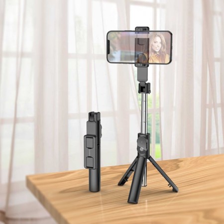 Mono-lap-trip Borofone BY7, for diagonal 3.5-6.7 ", BT4.0, remote control, up to 800 mm, black-6