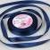 Satin tape, 12 mm × 23 ± 1 m, color dark blue No. 38