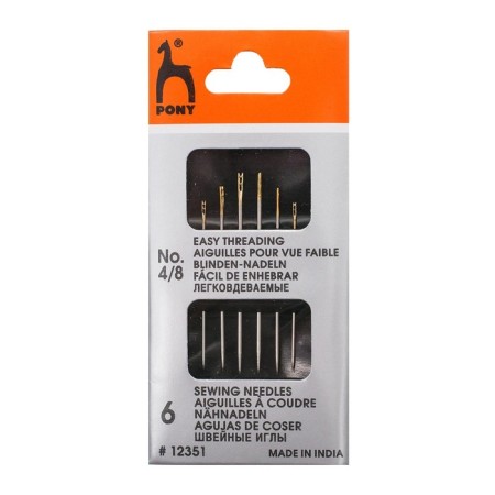 Needles with a simplified pace, No. 4/8, 6 pcs. packaged