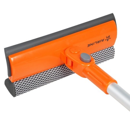 AIRLINE glass washing brush, with foam and water supply, folding, 40 cm-2