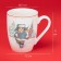 New Year's mug for tea "Moscow Bear", 330 ml, 12 × 8.5 × 11 cm, porcelain, white color