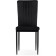 Stool on the metal frame Rek Metal/velor, black/black 42x54x94 cm