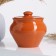 A hot pot with a Vyatka lid 0.7l, terracotta