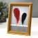 Photo frame plastic 13x18 cm "Golden spiral on gold" 20.6x15.6 cm