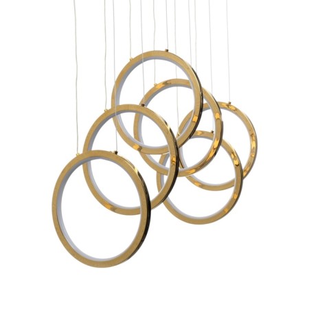 Lamp with DDD "Lorein" LED 60W 3000-6000k gold 55.5x25x25-125 cm-15