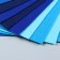 A set of felt (soft) 1 mm 20x30 cm 10 sheets. Blue assorted
