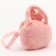 Children's "Bunny" bag with a bow, 18 cm, pink color