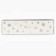 Box for 5 sweets with cells "Golden Snowflakes", 6 x 23 x 3 cm, New Year