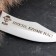 Caucasian knife "Corsair" with an engraving "Airborne Forces" with a scabbard, steel - 65x13, handle - beech