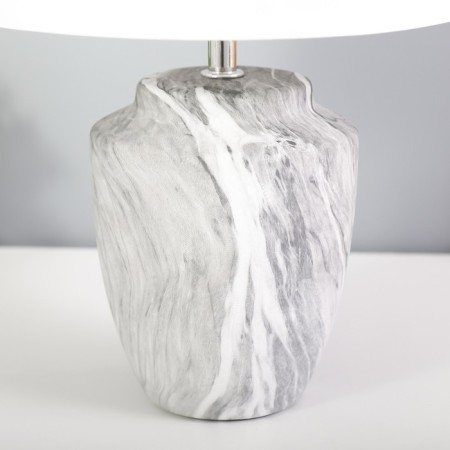 Table lamp 16381/1 E27 40W gray 23x23x39 cm Risalux-4
