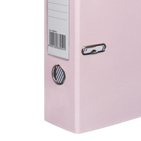 PAPKA-registrar A4 75mm Calligrata laminated, pale pink-2