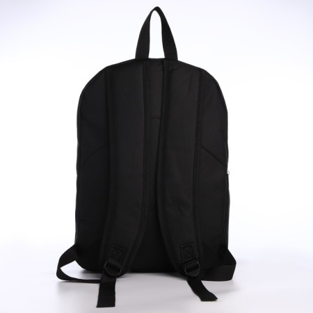 School textile school with pockets, 38x29x11 cm, black color-4