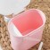Plastic jar for bulk products "pleasure", oval, with a spoon, 13.5 × 9.5 × 14 cm, color mix