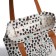 Button-shop bag, from textiles, white/multi-colored color