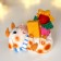 Souvenir Polystone "Gobby plays with gifts"