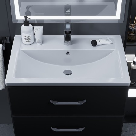 Sink uperwood Foster, furniture, 70 cm, rectangular-3