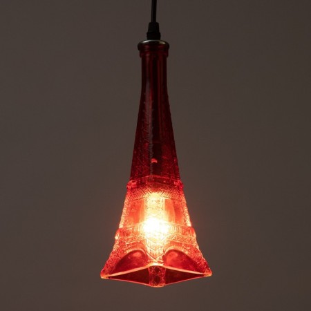 Suspendor "Eiffel" E14 40W Red 8x8x27-127cm-3