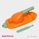 Form for sculpting dumplings Dolyan, 23 × 12 × 8 cm, Orange color