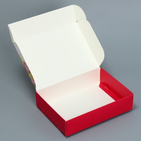 Gift folding box, packaging, “the best”, 21 x 15 x 5 cm-2