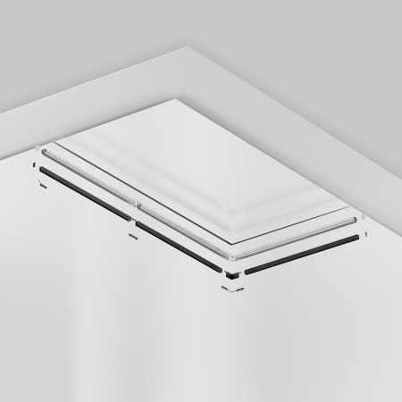 Exile installation profile in stretch PVC ceiling, 2 m-4