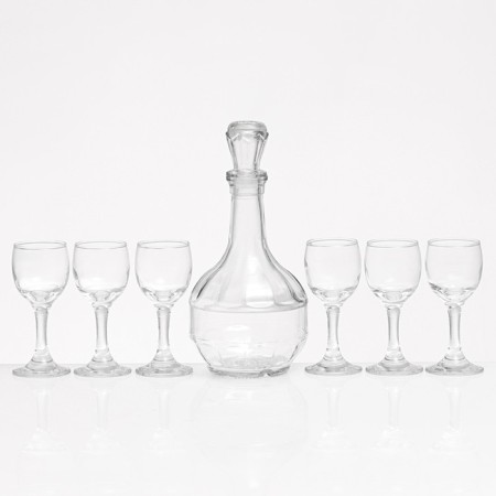Minibar "horseshoe" 7 items: Capherine 500 ml + glass 60 ml-3