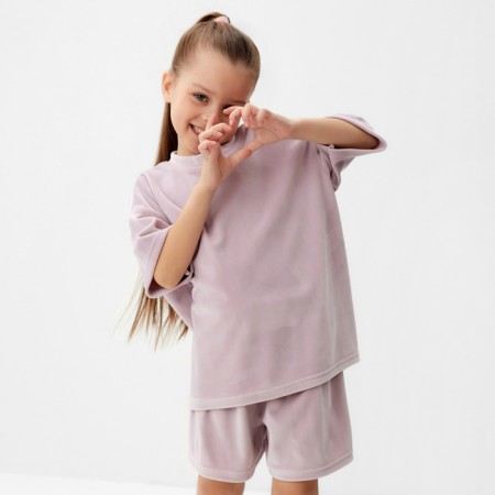 Kids (T-shirt, shorts) KAFTAN PLUSHY R.30 (98-104), purple-7