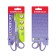 Scissors Erichkrause Comfort, 15 cm, handles with anti -slip rubber inserts, mix