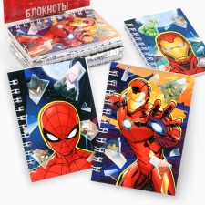 Set of notebooks A7 28l 4 pcs, Marvel