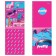 Notebook A6, 120 sheets in a cage on the crest "Barbie Style", a solid cover, matte lamination, selective varnish, mix