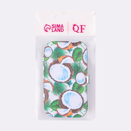 Manicure set "Fruits", 6 items, in a case, a drawing mix-8