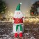 Soft toy "Santa Claus in a radiant suit with long legs" 42x19 cm, red-green