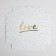 Cookie box, confectionery packaging with PVC lid, love, 15 x 15 x 3 cm