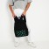 Backpack of school textile "Alien", with a pocket, black color