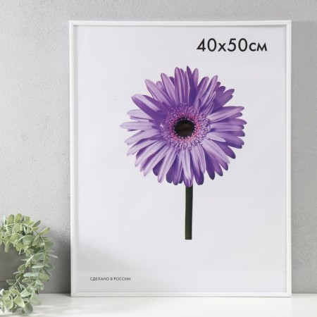 Photo frame plastic LIDA 40x50 cm white-1