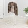 Costume hanger "Style-3", 47 × 34.8 × 108 cm, white color