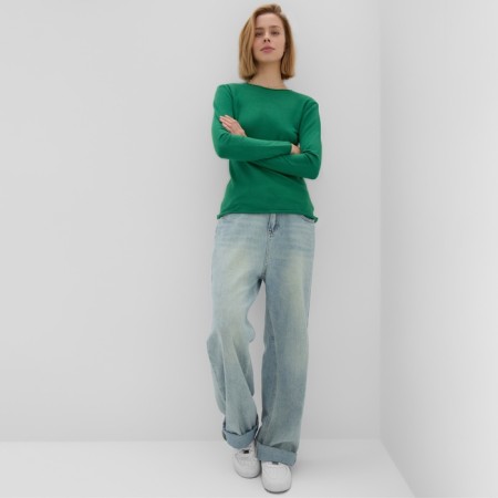 Female jumper minku, green color, rr 42-44-4