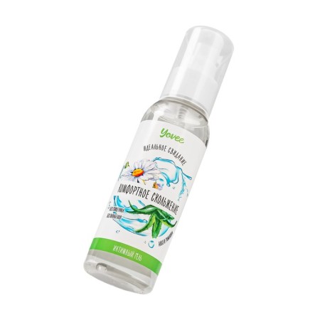 Moisturizing Yove gel “comfortable sliding” with d-panthenol, aloe and chamomile, 100 ml-2