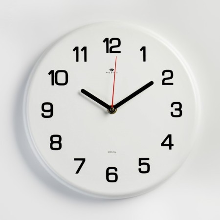 Watch wall, interior "classics", d-27 cm, silent, white