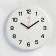 Watch wall, interior "classics", d-27 cm, silent, white