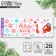 Vinyl stickers on the windows "Magic Holiday", Santa Claus, Multipraz, 70 x 25 cm, New Year