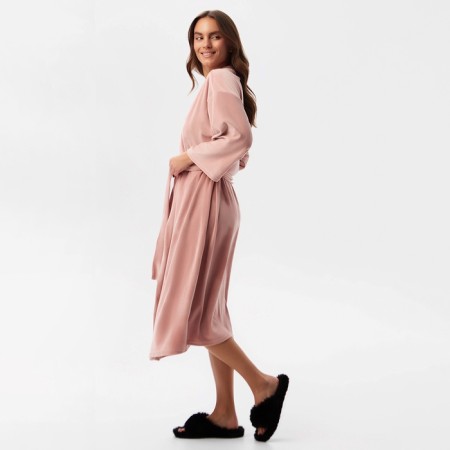 Women's robe KAFTAN PLUSHY p. 40-42, pink-3