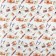 Glossy packaging paper "with the whole heart", 70 x 100 cm