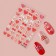 Nail stickers 8*6cm heart Z-A1160 red/Bel/Rozov Match