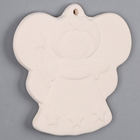 Christmas tree decoration for painting "Angel", with a suspension-2