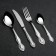 Set of cutlery "Slavyanka", 24 items, decorative box, silver color